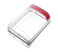 INOOMP Manual Alarm Switch Protector Full Coverage Fire Call Button Cover Reliable Switch Cover Easy Installation Prevents Accidental Activation and Damage for Enhanced Safety