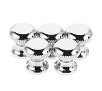 INOOMP Manual Pepper Grinder Knob Set 5Pcs 15Mm Stainless Steel Nut Copper Pattern Head for Kitchen and Restaurant Spice Mill Replacement