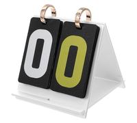 INOOMP Manual Score Counter Flip Board for Card Games Score Keeper Tool Portable Waterproof Tabletop Flip Scoreboard Large Digits for Indoor and Outdoor Sports Scoring