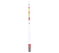 INOOMP Maple Syrup Hydrometer Alcohol Hydrometer for Sugar Testing Glass with Red Wax and Iron Sand Assorted Color Suitable for Home Brew Wine Making Random Color