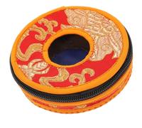 INOOMP Meditation Bell Protector Secure Bell Storage Case Nepal Style Handmade with Cotton Cloth Material Compact Portable for Yoga and Travel