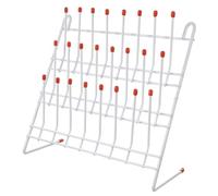 INOOMP Metal Bottle Draining Rack for Laboratory Use, Glass Drying Rack for Test Tubes and Beakers, Practical Science Lab Equipment with Fine Workmanship