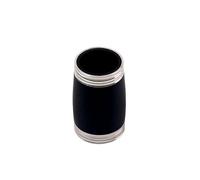 INOOMP Metal Clarinet Tuning Tube Two Section Barrel for Clarinet Woodwind Instrument Replacement Part Black 50mm Adjustable Treble Pitch Cc02