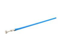INOOMP Metal Guitar Truss Rod 466Mm with Blue Wheel Nut 2-Way Adjustment Tool for Electric Guitar and Bass Neck Setup and Repair