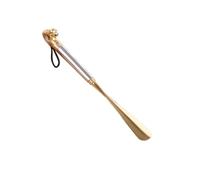 INOOMP Metal Shoehorn with Lion Head Design Silver 32cm Sturdy Easy to Clean Metal Shoe Horn Practical Shoes Lifter Gift the Aged and Family