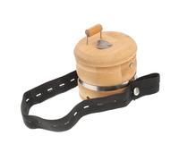 INOOMP Mini Bamboo Moxa Cone Holder Box for Relief Moxibustion Therapy, Portable Wooden Moxibustion Heat Box with Temperature Control, Suitable for Home Use