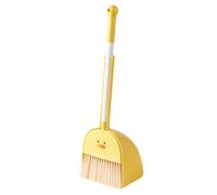 INOOMP Mini Broom and Dustpan Set for Household Cleaning Helper Cartoon Lightweight and Encourages Responsibility and Motor Skills Development for Early Education and Play