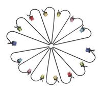 INOOMP Miniature Glow the Dark Lantern Versatile Decoration that Withstands Outdoor Conditions Vintage Lantern Decor 14pcs with Luminous Glow Resin with Garden Stakes for Dollhouse