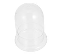 INOOMP Moss Glass Terrarium Bottle Base 12cm x 16cm Vertical Dome for Miniature Landscapes for Diy Ecological Display