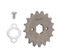 INOOMP Motorcycle Front Engine Small Chain Sprocket 420-20mm 17 Teeth Front Bike Sprocket Replacement for Off-road Dirt Pit Bikes and Electric Motorbikes