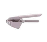 INOOMP Multifunction Garlic Press Alloy Mincer with Ergonomic Non-Slip Handles for Easy Crushing Unpeeled Cloves Efficient Pattern Kitchen Gadget Gray