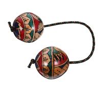 INOOMP Musical Instrument Ball Drummer Hand-painted Sandball Rhythm Shaker for Practice for Guitar Violin Random Style