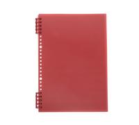 INOOMP Musical Notebook Vintage Red Portable Music Book for Guitar Practice Music Composition Notebook Detachable Loose Leaf Pages for Boy Girl Learning Piano Staff Notation