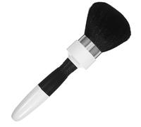 INOOMP Mustache Cleaning Brush Hairdressing Cleaning Brush Classic Style Abs Material Sturdy Bristles Sturdy Handle Comfortable Experience Easy to Handle Suitable for Barber Use