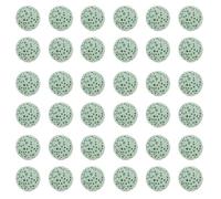 INOOMP Natural Lava Beads Essential Oil Diffuser Stone 39Pcs Round Volcanic Rock Beads for Car Aroma Diffuser Interior Accessories Sturdy Porous Design Suitable for Automotive Fragrance