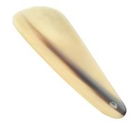 INOOMP Natural Ox Horn Shoe Horn Tool Heat-resistant Anti-rusty Shoe Lifter for Elderly and Portable with Smooth Surface Random Color