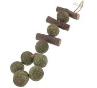 INOOMP Natural Wooden Hamster Chewing and Bunny Teething Plaything with Unique Shapes, Practical Pet Chew for Hamsters and Bunnies in Pet's Home