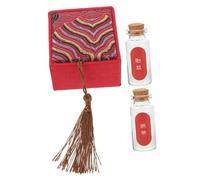 INOOMP Newborn Storage Bottles for Fetal Hair and Umbilical Cord Keepsake with Elegant Glass and Resin Design, Versatile Storage Gift for Baby and Christmas