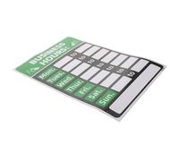 INOOMP Opening Hours Signs Adhesive Business Hours Self-adhesive Stickers Pvc Oil Proof Sun Proof Rewritable Store Office Use