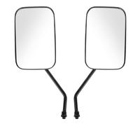 INOOMP Oversized Motorcycle Rearview Side Mirrors Pair with High Definition Glass, Universal Handlebar Mount, Wide Angle Blind Spot Mirrors for Motorbike and Electric Scooter