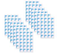 INOOMP Paper Self-Adhesive Label Stickers and Attaching to Storage Boxes 12 Sheets for Marking Storage Jars Easy to Use and Leaves No Trace, for Office and Home Organisation