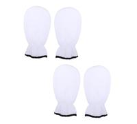INOOMP Paraffin Wax Gloves 2 Pairs White Elastic Cuff Heated Mittens for Thermal Hand Spa and Nourishing Care for Dry Hands