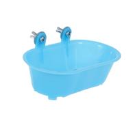 INOOMP Parrot Bathing Tub Bottom Mirror Small Bird Bath Shower Pool for Indoor Use Bird Shower Bathtub Cleaning Tool for Budgies and Parakeets