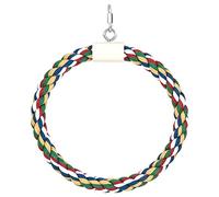 INOOMP Parrot Cotton Rope for Cage Hanging Swing 20cm Diameter, Promotes Fun and Exercise, Develops Skills, Suitable for Small Birds and Cockatiels