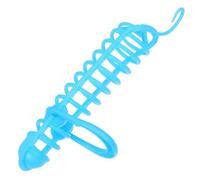 INOOMP Parrot Fruits Feeding Hanging Rack Device Parrot Rack Hook Design Lightweight Plastic 9.84x2.36x1.97 Inch Hanging on Cage