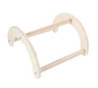 INOOMP Parrot Perch and Chicken Standing Perch Made of Smooth and Sturdy Synthetic Material, Easy to Install Wooden Bird Stand Suitable for Hens and Roosters to Play Games Indoors