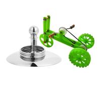 INOOMP Parrot Training Bike for Cockatiel and Birds, Intelligence Training and Muscle Exercise Interactive Made of Plastic and Iron for Pet Bird Playing, Lightweight