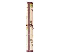 INOOMP Pencil Roll Bag Pen Roll up Case for Art Students Large Capacity Bamboo Oxford Cloth Protective Effect Prevent Pen Point from Breaking Simple Design Suitable for Water Color Brush