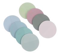 INOOMP Pet round Sticky Memo Pads Strong Self-adhesive and Re-positioning Feature 400 Sheets for Office and School Use, for Students and Teachers