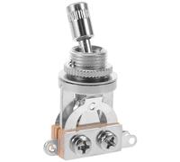 INOOMP Pickup Selector Mini Toggle 3 Way Electric Guitar Switches Cylindrical Switch Knob High Sensitivity Precise Tone Control Silver for Guitarists DIY Electric Guitar Parts