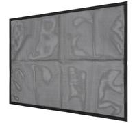 INOOMP Plastic Fireplace Sparks Guard Hearth Screen 35x20x5cm Black Pvc Mesh Screen with Spark Prevention and Carpet Protection Elegant Simple Design for Doorways and Stairs