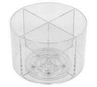 INOOMP Plastic Rotating Drink Packet Organizer with Lazy Susan Turntable for Kitchen Cabinet Storage of Water Flavor Packets and Drink Mixes