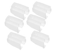 INOOMP Plastic Stylus Needle Cover with Lasting Protection and Static Electricity Prevention Turntable Needle Protector 6pcs White Colour for Record Player Cartridge