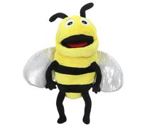 INOOMP Plush Bee Hand Puppet for Storytelling and Role Play, Soft Cartoon Animal Plush Toy with Comfortable Wear and Stimulates Imagination, for Children's Day and Early Education