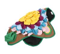 INOOMP Plush Pet Sniff Mat for Dogs and Cats 48x48cm Slow Feeding Training Blanket Anti-choke Slow Food Feeding Cushion for Anxiety Relief and Natural Foraging