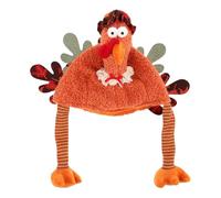 INOOMP Plush Turkey Hat: Funny Turkey Headwear For Thanksgiving Night Event Dress-Up Party Thanksgiving Decor - Funny Costume Accessories