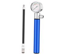 INOOMP Portable Aluminum Alloy Ball Pump with Pressure Gauge for Sports Balls and Bicycle Tires Ergonomic Design for Easy Handling Multi Purpose Inflation for Basketballs and More