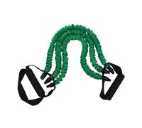 INOOMP Portable Chest Expander with Three Springs for Pectoral Muscle Training Lightweight Dual-purpose Pedal Puller Resistance Band for Strengthening Chest Arms and Shoulders Green Home