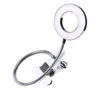 INOOMP Portable Folding LED Nail Art Lamp USB Eye Protection Light Small Desktop Beauty Lamp for Nail Salon and Training Institution Supply