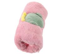 INOOMP Portable Made of Stretch Velvet and Plastic Hand Warmer Muff Pink with Cactus Pattern, Reusable Small Hand Warm Pillow for Outdoor Winter Activities for Men and Women