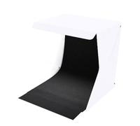 INOOMP Portable Photography Light Box with LED Lights Folding Design Plastic Material for Jewelleries and Cups Easy to Carry Photo Booth for Advanced Photographers