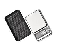 INOOMP Portable Precision Electronic Scale 500g X 0.01g USB Rechargeable Battery and LED Display, Compact Abs Material Mini Digital Gram Scale for Travel and Outdoor Adventures