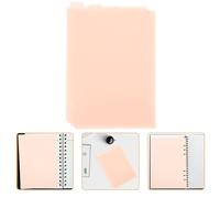 INOOMP Pp Binder Dividers A5 Index Sheet Separators 5pcs Pack 6-Hole Pink with Tabs for Office and Student Use, for Journals and Presentations