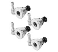 INOOMP Pressure Cooker Safety Valve Replacement Set 8pcs (4 X 65kpa Relief Valves + 4 Small Pipes) Compatible Pressure Cooker Parts for Kitchen Cooking Repair