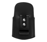 INOOMP PU Leather Stethoscope Holder Clip, Holster for Scrubs & Belts