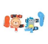 INOOMP Rabbit Leash Harness Anti-Escaping Small Pets Harness Adjustable Polyester Traction Rope for Taking Pictures with Bunny Other Small Animals